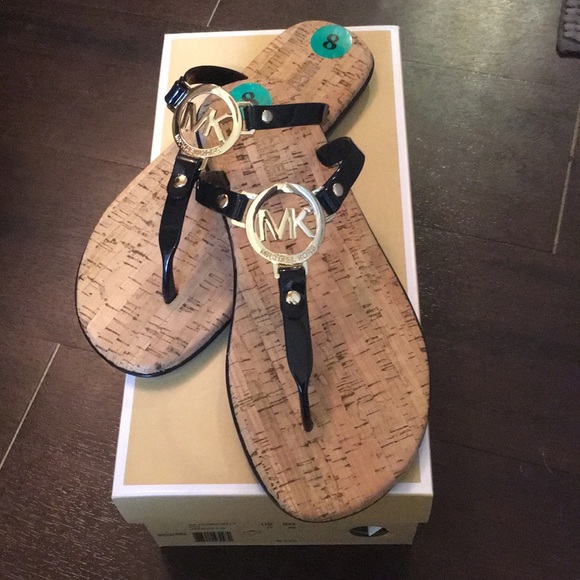 Michael Kors Shoes - Brand new Michael Kors black jelly logo sandal